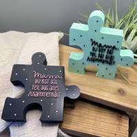 Deko Puzzleteil Mama Spruch aus 3D Druck Geschenk Muttertag Geburtstag