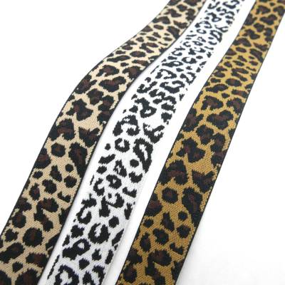 Leo‑Love elastisches Gummiband 25 mm – Leo‑Muster für Nähen & DIY‑Projekte