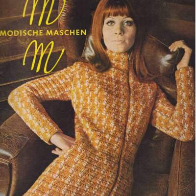 Zeitschrift Modische Maschen 2/70  Herbst 1970 DDR Vintage aus den 1970er Jahren 