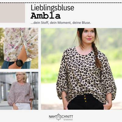 Lieblingsbluse Ambla – Dein Stoff, dein Moment, deine Bluse. | Frühlingsbluse, Gr. 75–132 cm BU