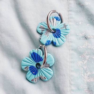 Creolen mit Wechselblumen "Toria"