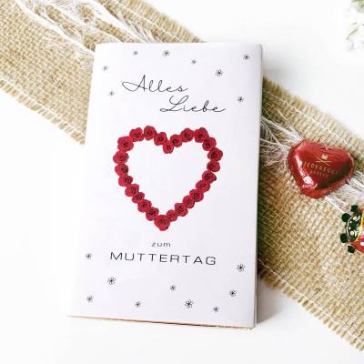 Muttertag Toffifee Banderole Druckvorlage – DIY Geschenkidee als PDF Download