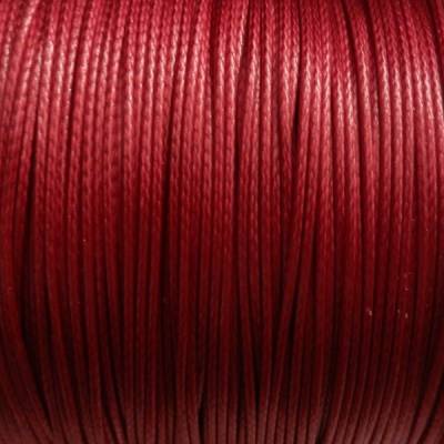 10 m Baumwollband gewachst 1.5 mm fuchsia Kordel Schnur B2-1017