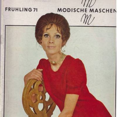 Zeitschrift Modische Maschen 4/70  Frühjahr 1971 DDR Vintage aus den 1970er Jahren 