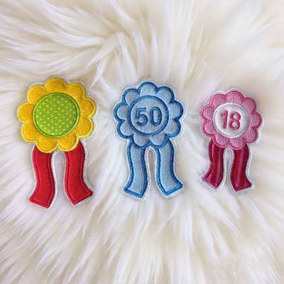 Stickdatei Rosette Abzeichen Set 2676 Blume