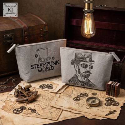 Stickdateien Steampunk Scribble – 8 Motive ab 10x10 Rahmen – Doro-Collection
