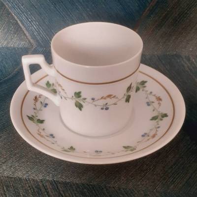 Vintage-Espressotasse Mokkatasse mit Untertasse Fürstenberg