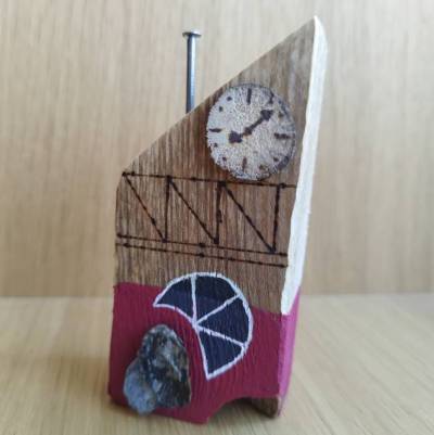 Deko Holzhaus handgemacht | kleines Holzhäuschen | Unikat | liebevolles Geschenk