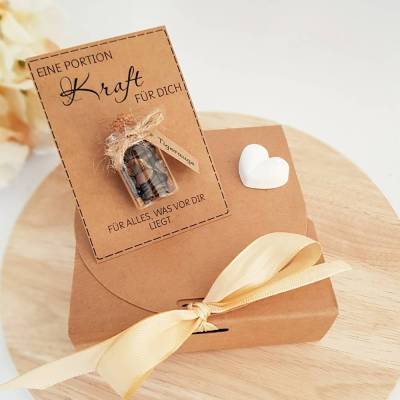 Trost Geschenk personalisierbar schwere Zeit, Mutmacher Geschenkbox Krankheit, Gute Besserung Freundin, Aufmunterung