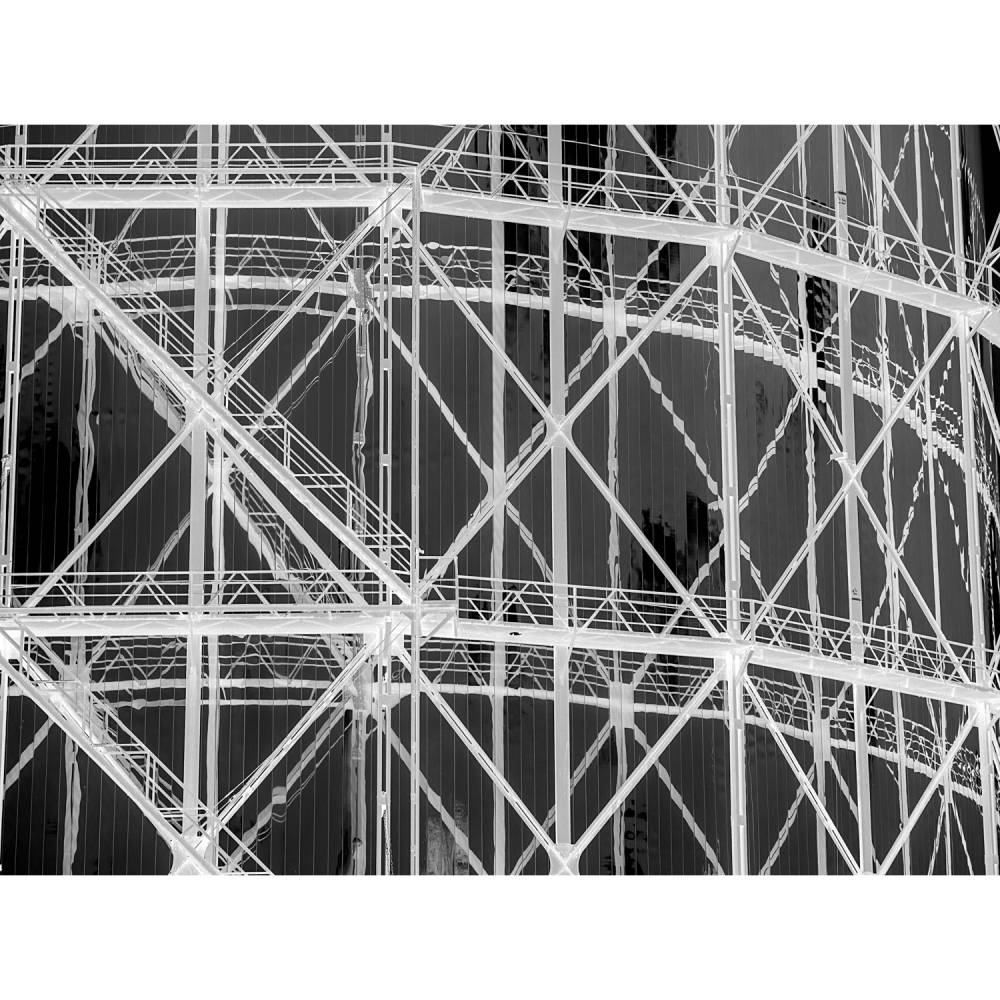 Gasometer Fotografie Kunstdruck Hahnemühle Baryta Bild 1