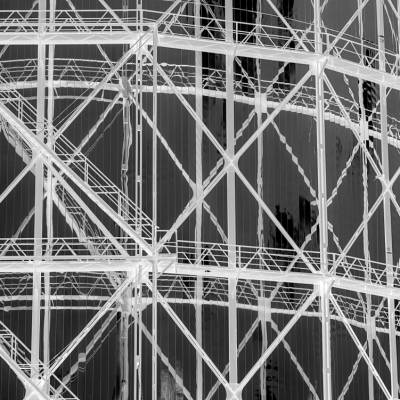 Gasometer Fotografie Kunstdruck Hahnemühle Baryta