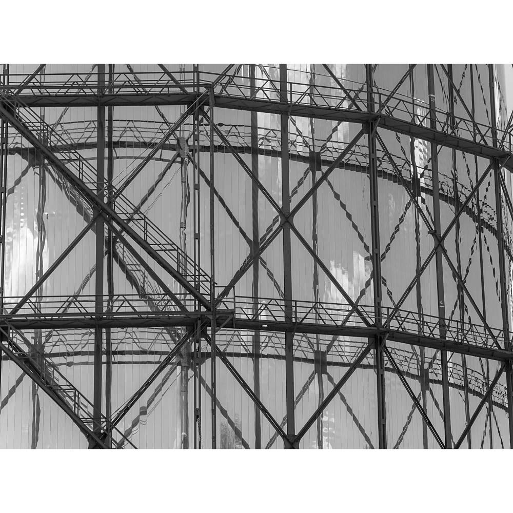 Gasometer Fotografie Kunstdruck Hahnemühle Baryta Bild 2
