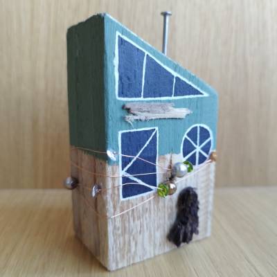 Deko Holzhaus handgemacht | kleines Holzhäuschen | Unikat | liebevolles Geschenk