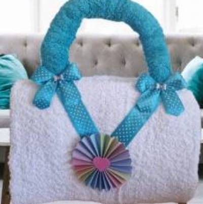  Muttertag Geburtstag Geschenk Valentinstag Handtasche aus Handtücher