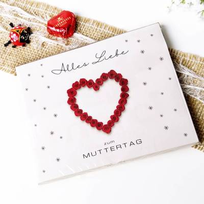 Muttertag merci Schokolade PDF – DIY Muttertagskarte zum Ausdrucken & Geschenkidee