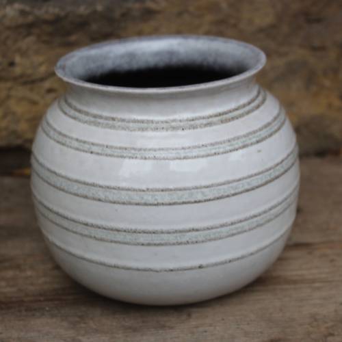 Vase Kugelvase Strehla Keramik 80er Jahre DDR