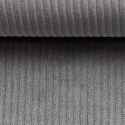 Rest: 1 m x 1,50m Marius Breitcord  uni grau Oeko-Tex Standard 100