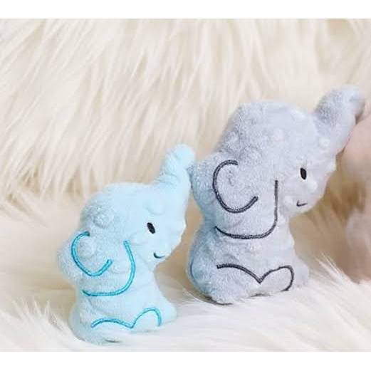 Stickdatei Elefant Rosi ITH Set – 4 Größen – Babygeschenke selbst gestalten – Design-by-Jasmina Bild 3