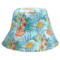 Wendbarer Sommerhut Bucket Hat Surfen – Unisex, handgenäht, 100% Baumwolle, Gr. L 58-60 cm