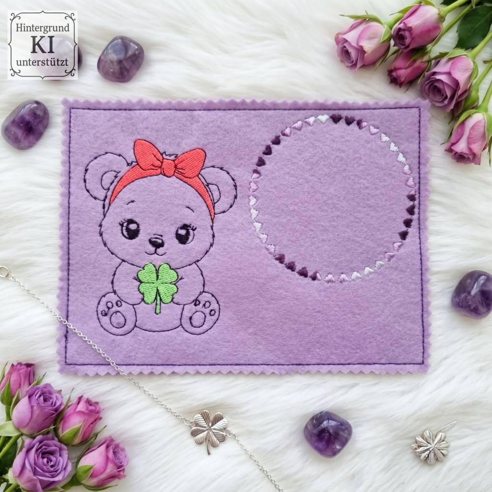 Stickdateien Glückstiere: 35 Kawaii Tiermotive & ITH Anhänger ab 10x10 cm – made by Vina Bild 9