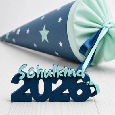Anhänger Schulkind 2026- 3D Druck - Farben individualisierbar