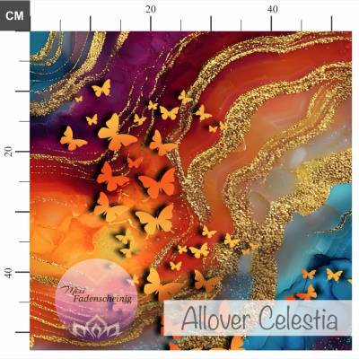 Allover Jersey „Celestia“ - Eigenproduktion (Überbreite)