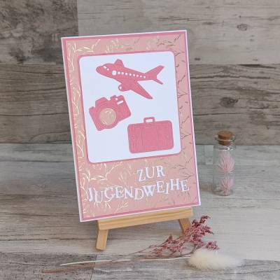Jugendweihe Glückwunschkarte für Gutscheine und Geldgeschenke