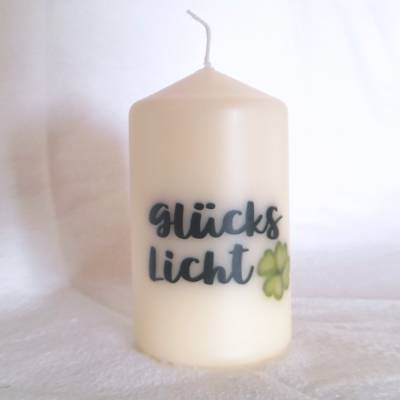 Kleine Kerze "Glückslicht"