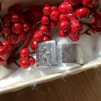 Vintage Besteckring aus Gabel – Handgefertigtes Unikat – Upcycling Schmuck Boho Edelstahl Größe 19