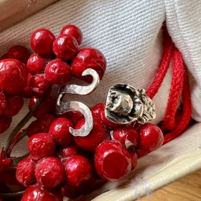 Vintage Besteckring aus 800 Silber – handgefertigt – Unikat – Upcycling