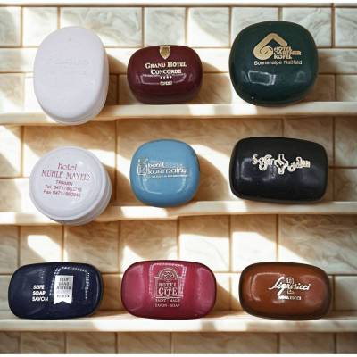 Vintage Hotelseifen Sammlung 70er 80er Jahre – 9er Set unbenutzte Retro Seifen in Originaldose