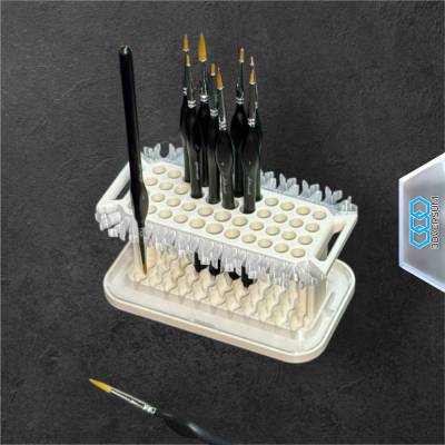 Brush Drying & Storage Rack – Pinsel-Trockengestell | für IKEA SKADIS