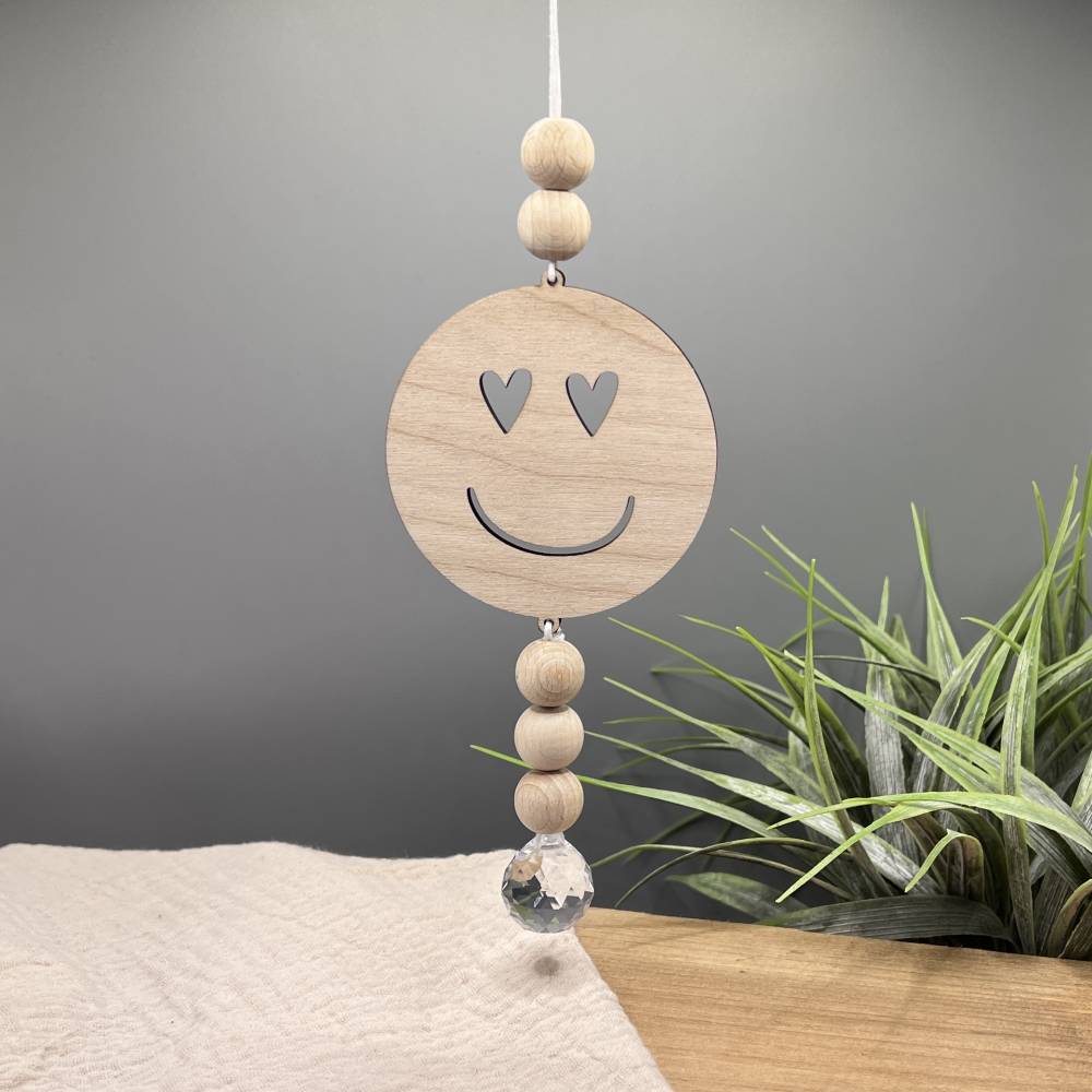 Sonnenfänger Holz „Gute-Laune-Gesicht