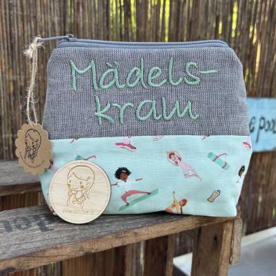 Mädelskram // Schminktasche // Kosmetiktasche // Geschenk // Schminktäschchen // Kulturbeutel
