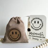 Geschenk zur Einschulung, Schulwechsel - Mutmacher | Smile - Affirmation | Geldgeschenk