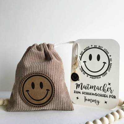 Geschenk zur Einschulung, Schulwechsel - Mutmacher | Smile - Affirmation | Geldgeschenk