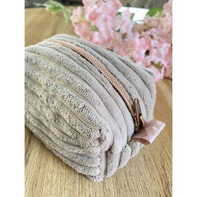 Mini-Schminktäschchen Boxi-Bag Kosmetiktäschchen Tampontäschchen weich rosa rosègold