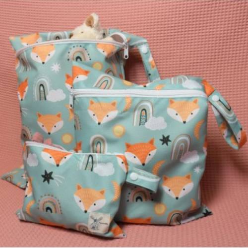 Wetbag 'Mr. Foxxi' | Die schlaue Nasstasche mit Fuchs-Motiv