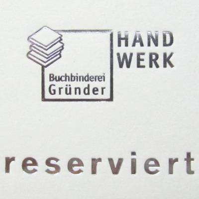 RESERVIERT FÜR N.E.  Eckspannermappe mit Buchecken, stabile Mappe A4, dunkelblau hellblau