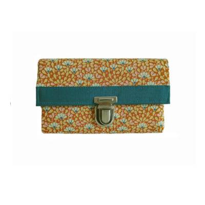Geldbörse Portemonnaie Seeanemone Curry - Miss Manny Medium