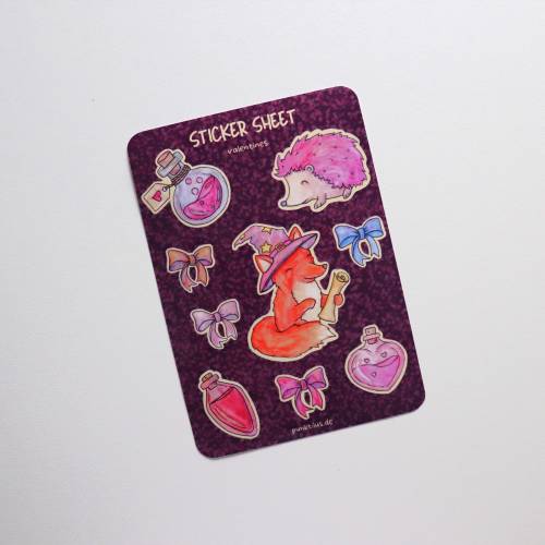 Sticker Sheet - Valentines