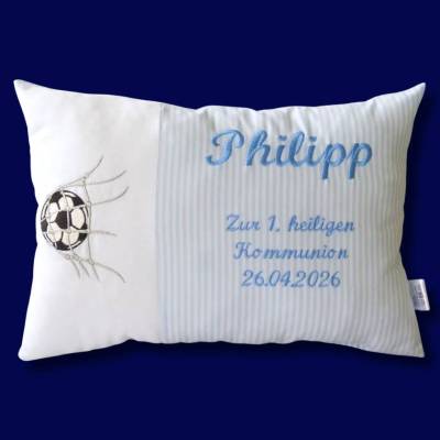 Personalisiertes Fußball Namenskissen – Handgefertigt & Einzigartig