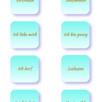 Achtsamkeits Sticker PDF – 8 minimalistische Sticker für Selbstfürsorge & positive Impulse