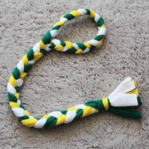 Zerrspielzeug Hund handgemacht robustes Hundespielzeug aus Fleece Zergel für Training & Spielen Hund Geschenk interaktiv