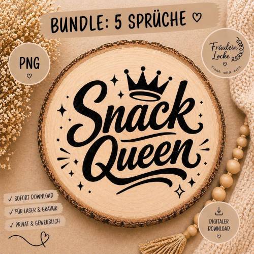 Laserdatei Gravur Bundle | Pyrographie | Hundemotiv | Gravurdatei für Holz & Schiefer | DIY Datei | PNG | Leckerie Box