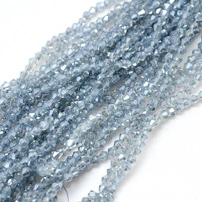 50 Stück Bicone AB 3.5*3 mm blau B2-1037