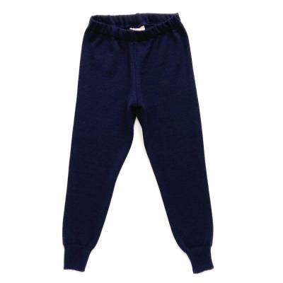 Wollhose 104/110 dunkelblau 100% Merinowolle - Upcycling Jogginghose für Kinder