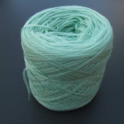 100% Schurwolle Merino extrafein Bobbel Uni Wolke 7 Mintgrün 4-fädig