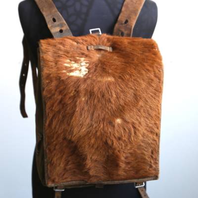 alter Militär Rucksack Fell Tornister " Affe"