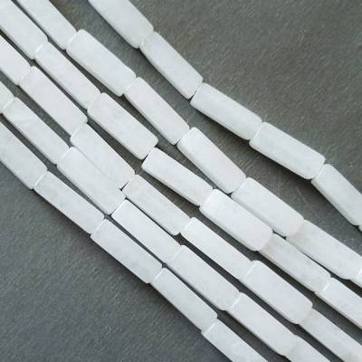 Achat Perlen Viereck 13 x 4 x 4 mm Strang